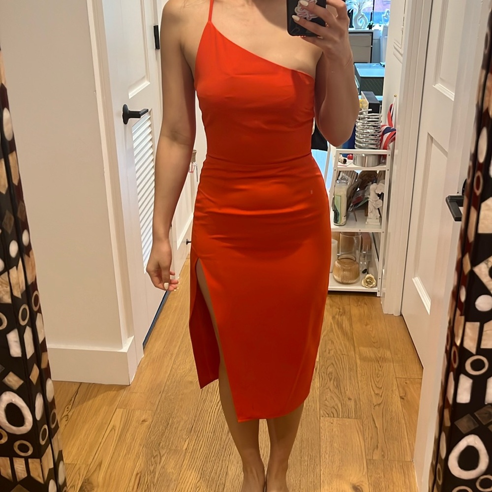 Orange dress